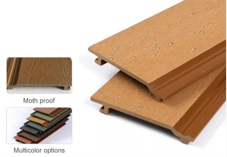 Water-proof wood fiber external cladding exterior WPC panel