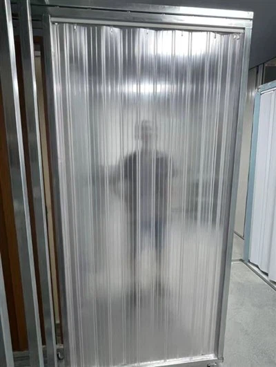 Prozirna PVC preklopna vrata